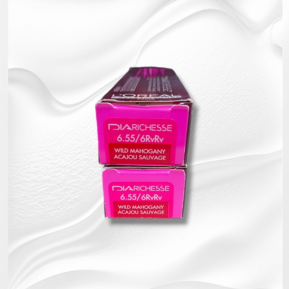 L'Oreal Professionnel DIARichesse 2 Tubes Ammonia-Free 6.55/6RvRv Wild Mahogany
